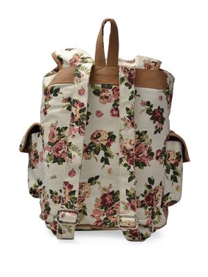 Rose print back pack - 866017 - Standard Image - 2