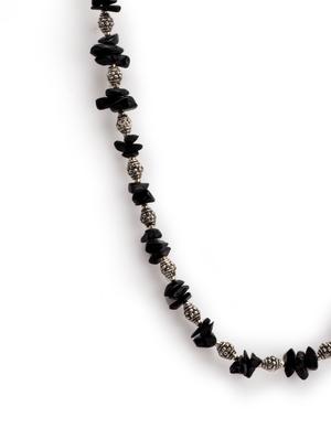 Black Beads Necklace - 8768 - Standard Image - 2