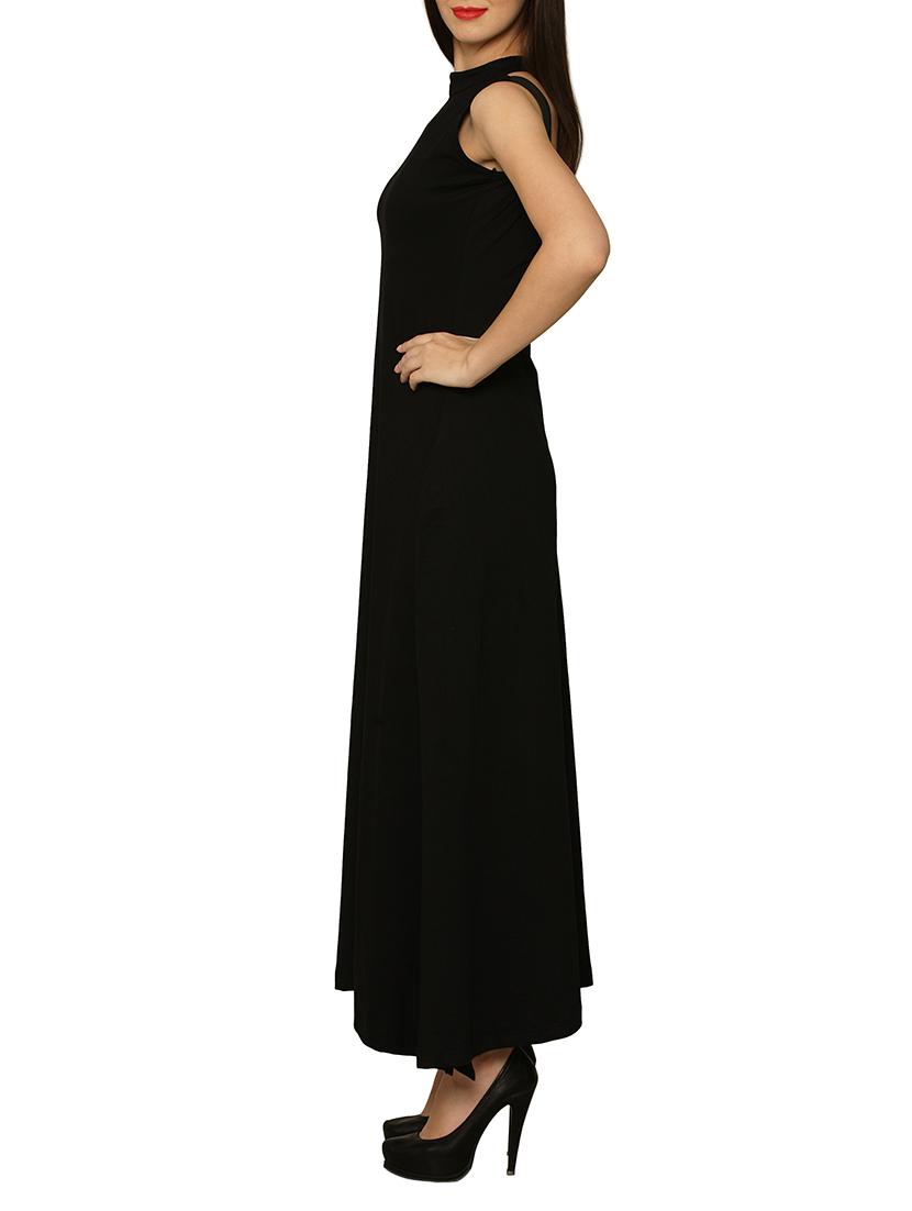 cutout back solid maxi dress - 88284 - Zoom Image - 2