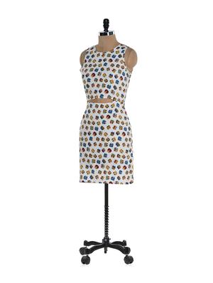 Adorable Doodle waist cut dress - 894310 - Standard Image - 2