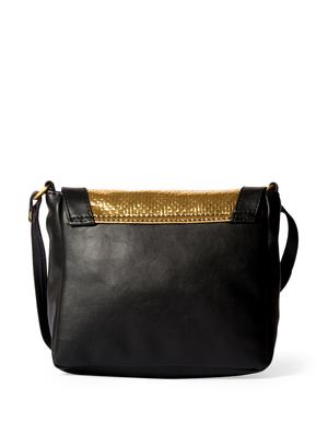 multi textured leatherette sling bag - 901989 - Standard Image - 2