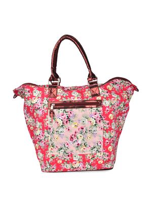 red floral print tote bag - 905471 - Standard Image - 2