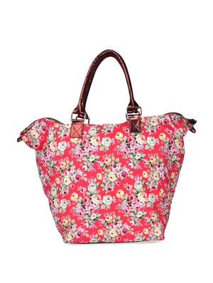 red floral print tote bag - 905471 - Standard Image - 5