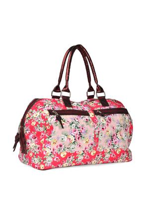 red floral print duffle bag - 905472 - Standard Image - 5