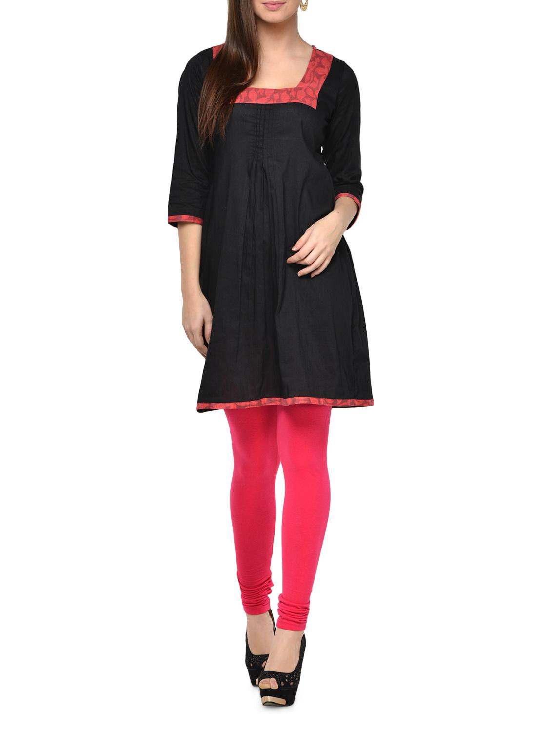 Solid Pink Leggings - 915152 - Zoom Image - 2