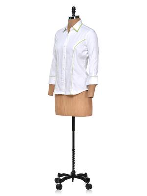 white casual shirt - 940264 - Standard Image - 2