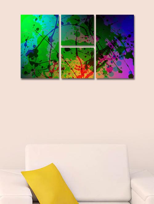 Color Strokes Modern Wall Art Painting - 999store