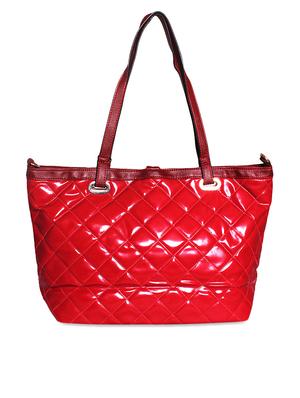 bright red textured handbag - 945377 - Standard Image - 2