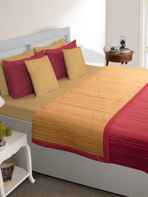 red and yellow double comforter - 948393 - Standard Image - 2