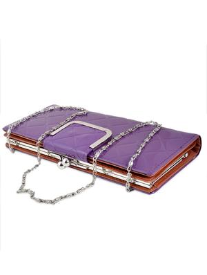 purple glossy slingbag - 951023 - Standard Image - 5