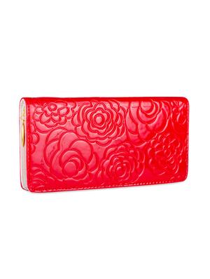 floral textured red wallet - 951069 - Standard Image - 2