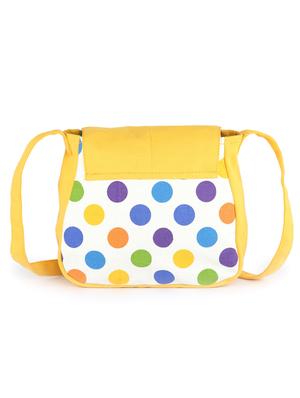 yellow sling bag with multi-coloured polka dots - 953707 - Standard Image - 2