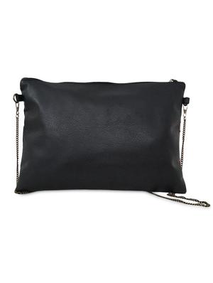 multicolored printed canvas and leatherette sling bag - 9543474 - Standard Image - 2