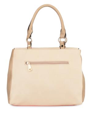 beige leatherette handbag - 9545555 - Standard Image - 2