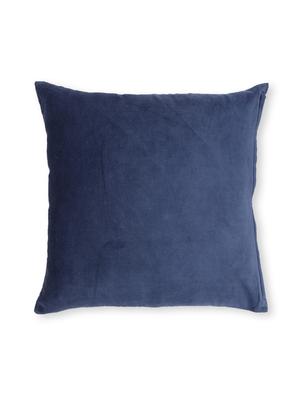 navy blue floral printed cotton cushion cover ( set of 2 ) - 9559637 - Standard Image - 2