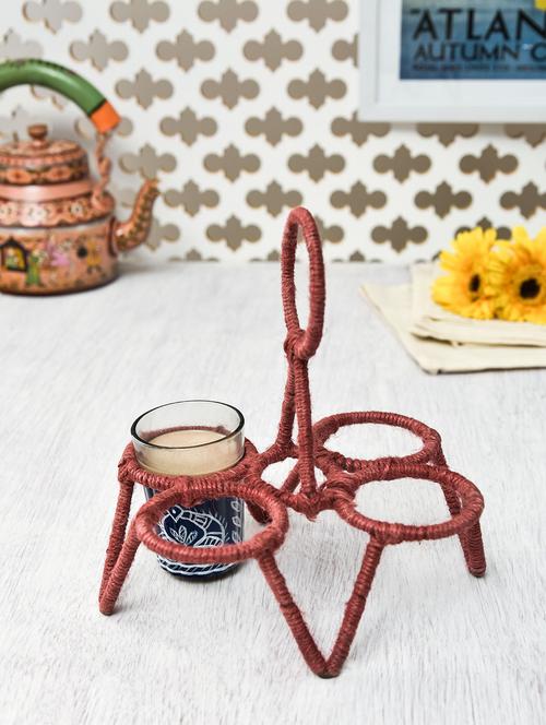 red jute chika (4 glasses) - 9559692 - Standard Image - 1