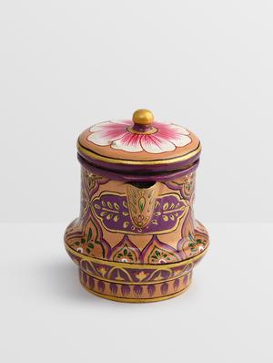 multicoloured handpainted kettle and milk pot set - 9559722 - Standard Image - 8