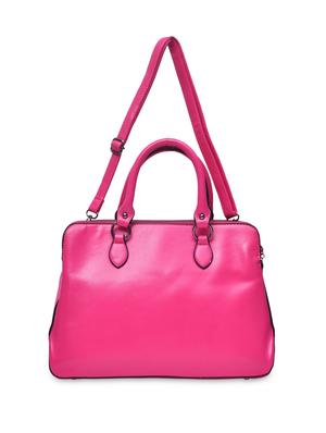 pink leatherette handbag - 9622015 - Standard Image - 2