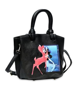 black leatherette handbag - 9622043 - Standard Image - 5