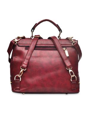 red leatherette handbag - 9622044 - Standard Image - 2