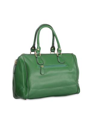 green leatherette striped handbag - 9634087 - Standard Image - 2