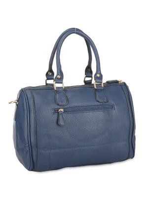 blue leatherette striped handbag - 9634088 - Standard Image - 2
