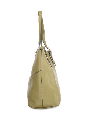 green leatherette handbag - 9634116 - Standard Image - 5