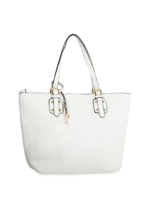 white leatherette handbag - 9634118 - Standard Image - 2