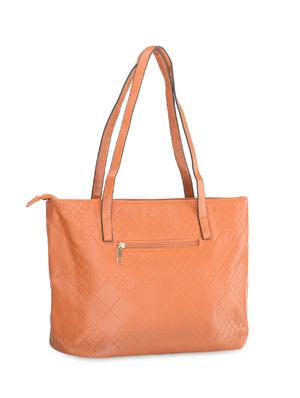 brown leatherette handbag - 9634134 - Standard Image - 2