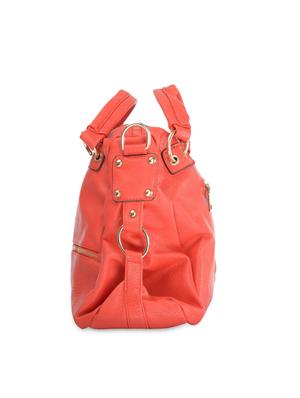 red leatherette handbag - 9634142 - Standard Image - 5