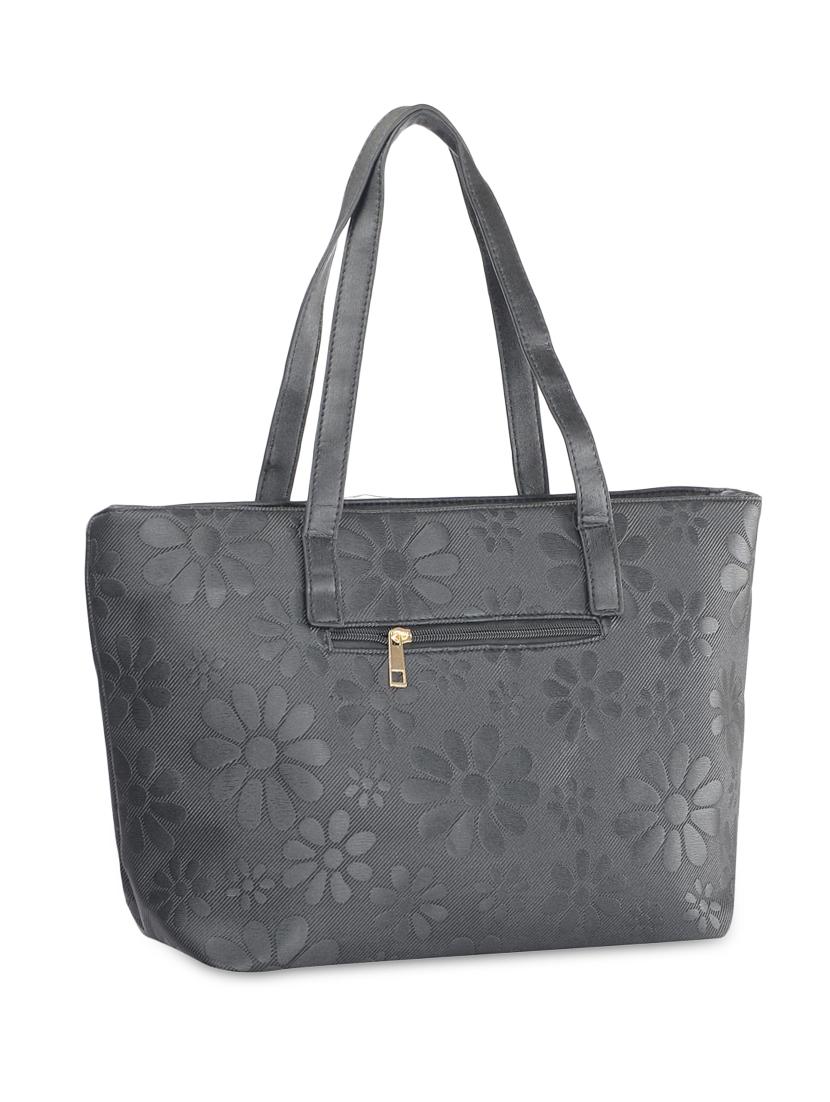 black leatherette embellished shoulder handbag - 9634155 - Zoom Image - 2