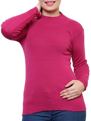 purple & pink cotton blend pullover - 9645945 - Standard Image - 2