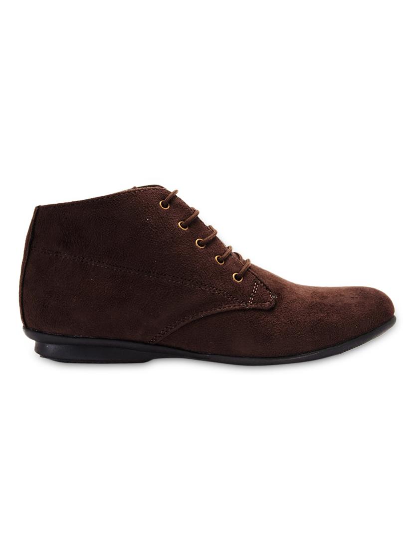 brown suede ankle boots - 9651419 - Zoom Image - 2
