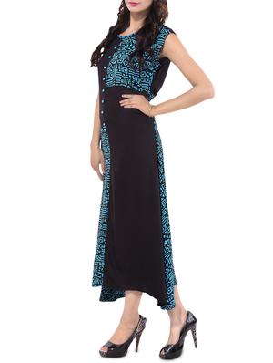 button detail asymmetric dress - 9668577 - Standard Image - 2