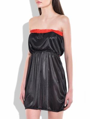 black satin nighty - 9700693 - Standard Image - 2