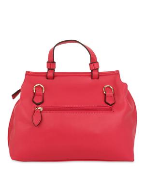 pink faux leather handbag - 9704355 - Standard Image - 2