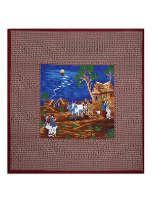 pure cotton jaipuri double bed sheet with 2 pillow cover - 9706277 - Standard Image - 2