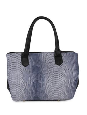grey leatherette satchel bag - 9753556 - Standard Image - 2