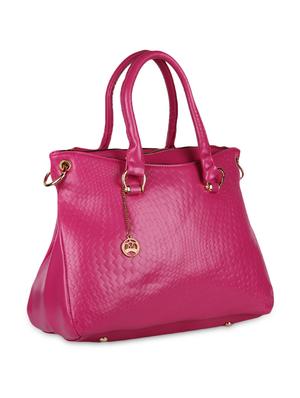 pink leatherette handheld bag - 9753585 - Standard Image - 5