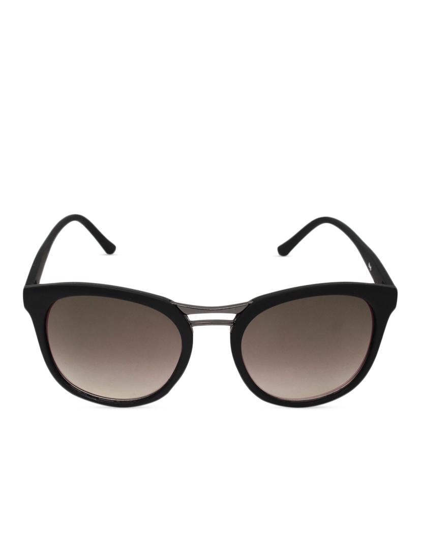 Black & Grey Wayfarer Sunglasses - By