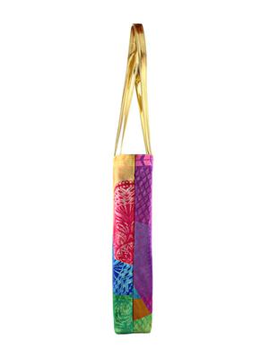 multicolour satin shopping bags & tote - 9758315 - Standard Image - 5