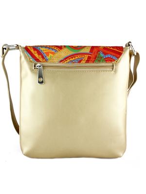 cream graphic printed artificial leather sling bag - 9758335 - Standard Image - 2