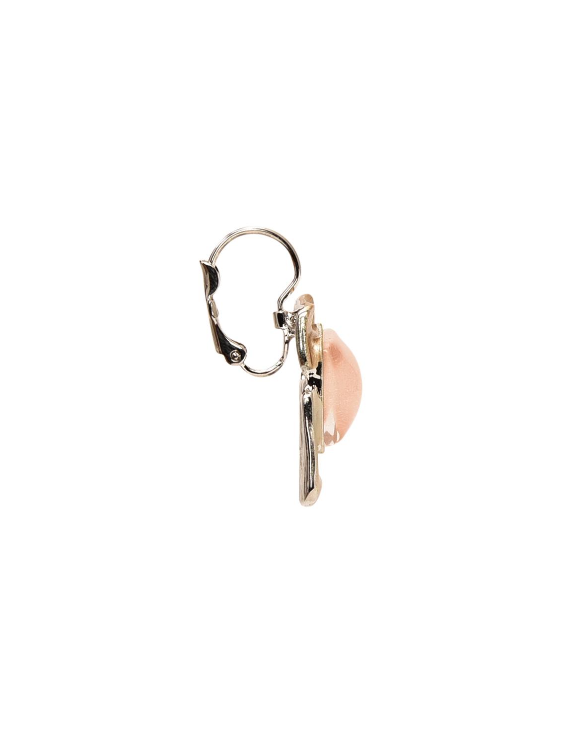 peach metal alloy earrings - 9758517 - Zoom Image - 2