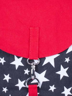 red canvas printed sling bag - 9767194 - Standard Image - 5
