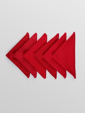 Plain Dinner Napkins Set (Set Of 6) - 978494 - Standard Image - 2