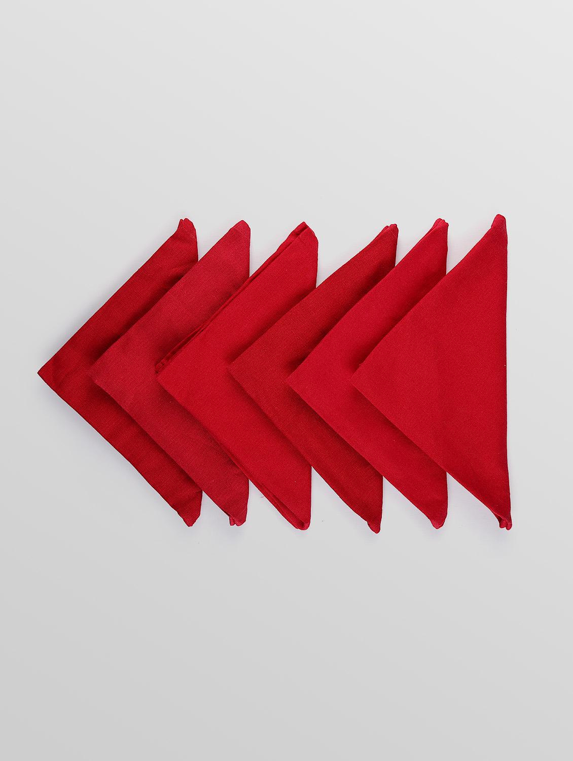 Plain Dinner Napkins Set (Set Of 6) - 978494 - Zoom Image - 2