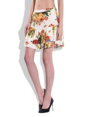 multi colored viscose crepe skirt - 9791797 - Standard Image - 2