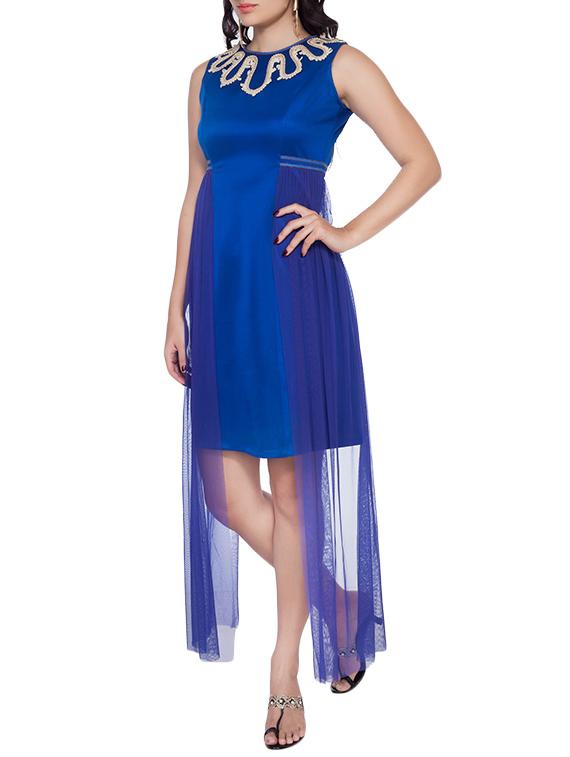 blue high low dress - 9792106 - Zoom Image - 2