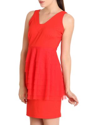 red lycra, lycra dress - 9794914 - Standard Image - 2