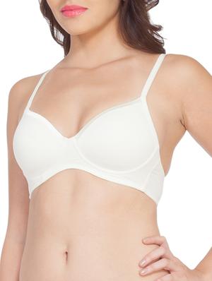 white cotton t-shirt bra - 9795064 - Standard Image - 2